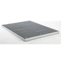 Low profile steel sump tray