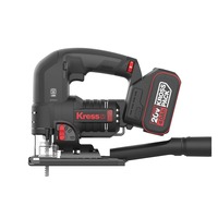 Kress 20V Akku-Stichsäge 135 mm, 2*4.0Ah, Ladegerät 6A, Stapelbox