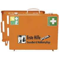 Erste-Hilfe-Koffer Spezial MT-CD Österreich-Norm Erweit. Gesundh.& Wohlf. orange