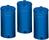 Abfallbehälter m.Pedal H700 mm D450 mm blau