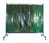 TransFlex Schutzwand, 1-teilig, fahrbar, Vorhang 0,4 mm Dicke, eurogrün Bausatz,