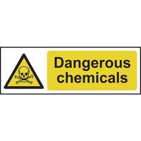 Dangerous chemicals sign