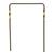 Optional handrail to fit mobile buttress 4-step steps powder coated finish