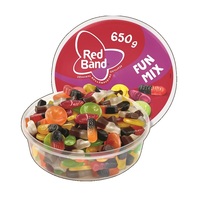 Red Band Fun Mix Fruchtgummi-Lakritz 650g Dose