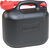 Kraftstoff-Kanister UN HD-PE schwarz, 5 Liter