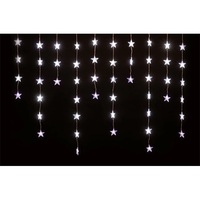 Home KAF 50L/WW 1,35m melegfehér beltéri LED-es csillag karácsonyi fényfüggöny