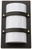 SGL TRIO Mini E27 CFL 624520 schwarz/opal Außen-Wandleuchte