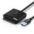Kabel Adapter do dysku HDD i SSD SATA 2.5'' / 3.5'' USB 3.0 do 12TB - czarny