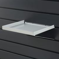 Shelf for Slatwall System / Shelf / FlexiSlot® Shelf "Heavy Steel" | 210 mm 200 mm