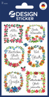 Deko Sticker, 85 x 160 mm, Kleinpackung, 12 Sticker / 2 Bögen