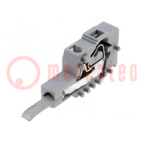 Pluggable terminal block; ways: 1; 0.08÷2.5mm2; spring clamp