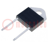 Diode: rectifying; THT; 1.2kV; 15A; tube; Ifsm: 200A; DOP3I; 53ns
