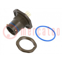 Connector: military; socket; male; PIN: 13; size 11; Series I LJT
