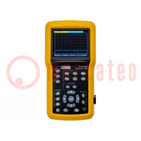 Handheld oscilloscope; 40MHz; 9bit; colour,LCD 3,5"; Ch: 2; 2 Gs/s