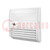 Ventilateur: AC; axial; 230VAC; 92x92x25mm; 21m3/h; 31dBA; IP54