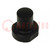 Button; round; black; plastic; MEC1625006,MEC3FTH9