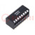 Switch: DIP-SWITCH; OFF-ON; 0.025A/24VDC; Pos: 2; -20÷70°C; THT