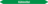 Mini-Rohrmarkierer - Kühlmittel, Grün, 1.2 x 15 cm, Polyesterfolie, Seton