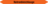 Mini-Rohrmarkierer - Natronbleichlauge, Orange, 1.2 x 15 cm, Polyesterfolie
