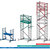 Rollgerüste FahrGerüsteKrause Arbeitsgerüst (Alu), 2. Aufstockung, Gewicht 30,5 kg Höhe bis 7,2 m