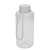Artikelbild Drink bottle "Refresh" clear-transparent incl. strap, 1.0 l, transparent/white