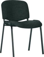 Bezoekersstoel ISO zwart/zwart