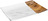 Platte Tupelo mit Rand; 34.5x22x2.8 cm (LxBxH); weiß/braun; rechteckig; 6