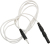 EEG-Elektrodenleitung, 100 cm, DIN-Stecker auf 2 mm, Stecker: silber gefedert, schwarz