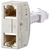 Cable-Sharing-Adapter, Fast Ethernet/Fast Ethernet, silber