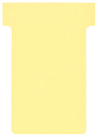 T-Karte, Größe 2, Altapapier, 48 x 84 mm, 100 Stück, gelb