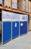 Stellwandtafel ECO Filz/Filz, Aluminiumrahmen, 1200 x 600 mm, blau