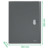 Ablagebox Recycle, klima-kompensiert, A4, PP, 30 mm, schwarz