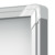 Schaukasten Premium Plus, Innenbereich, 9xA4, Magnetisch, Klapptür, Glas, weiß