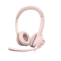 Logitech H390 Headset Vezetékes Fejpánt Iroda/telefonos ügyfélközpont USB A típus Rózsaszín