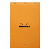 Rhodia N°19 bloc-notes A4+ 80 feuilles Orange