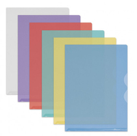 Oxford 100210762 fichier PVC Bleu, Vert, Violet, Rouge, Transparent, Jaune A4