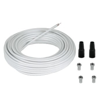 Hama 56607 coax-kabel 20 m Wit