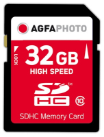 AgfaPhoto 32GB SDHC Speicherkarte Klasse 10