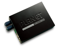 PLANET 10/100Base-TX to 100Base-FX konwerter sieciowy 100 Mbit/s 1310 nm Multifunkcyjny Czarny