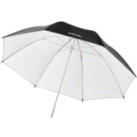 Walimex 17657 Regenschirm Schwarz, Weiß