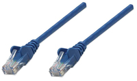 Intellinet Netzwerkkabel, Cat6, U/UTP, CCA, Cat6-kompatibel, RJ45-Stecker/RJ45-Stecker, 2,0 m, blau