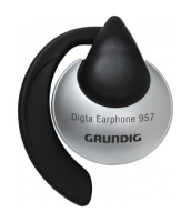 Grundig PCC9573 Kopfhörer & Headset Ohrbügel Schwarz, Silber