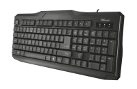 Trust CLASSICLINE keyboard USB QWERTZ Black