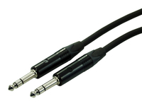 Contrik 6.35mm/6.35mm 0.5m Audio-Kabel 0,5 m 6.35mm TRS Schwarz