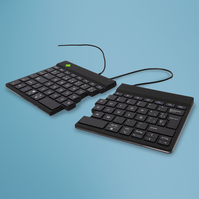 R-Go Tools Ergonomic keyboard R-Go Split Break v2 with break software, ergonomic split keyboard, QWERTY (ES), Wired, black