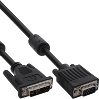 InLine 17782A video kabel adapter 3 m DVI-A VGA (D-Sub) Zwart