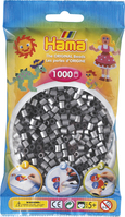 Hama Beads 207-62 perle Perle droite Argent 1000 pièce(s)