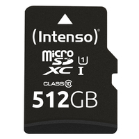 Intenso microSD Karte UHS-I Premium 512 Go Classe 10