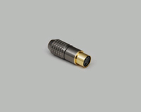 BKL Electronic 0204118 changeur de genre de câble Mini-DIN Noir