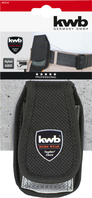 kwb 907210 riñonera Nylon Negro, Plata